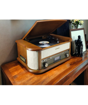 SOUNDMASTER NR546BE Plattenspieler (Beige)