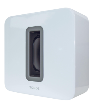 SONOS SUB GLOSS WHITE Subwoofer App-steuerbar, Ja, Weiß