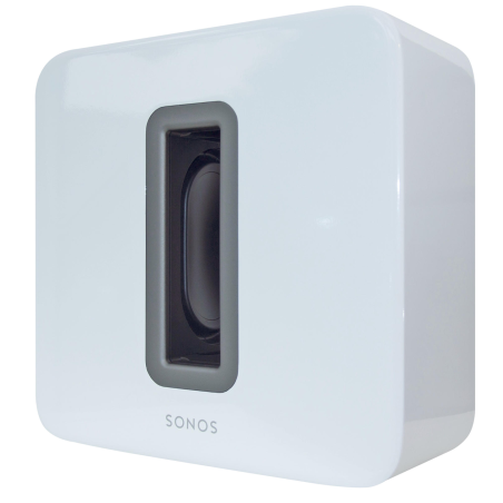SONOS SUB GLOSS WHITE Subwoofer App-steuerbar, Ja, Weiß