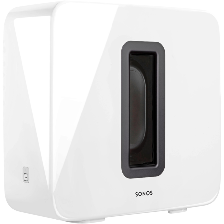 SONOS SUB GLOSS WHITE Subwoofer App-steuerbar, Ja, Weiß