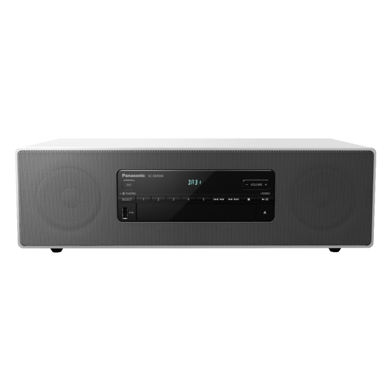 PANASONIC SC-DM504EG-W Kompaktanlage (Weiss)