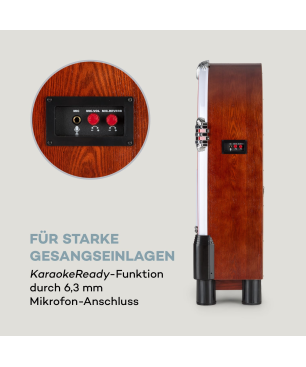 AUNA Graceland Touch Jukebox, Braun