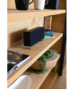 BRAUN Audio LE02 HiFi Lautsprecher App-steuerbar, Bluetooth, Schwarz