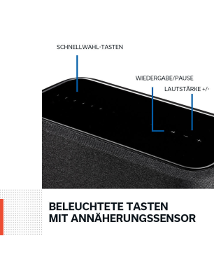 DENON HOME 350 Lautsprecher App-steuerbar, Bluetooth, Schwarz