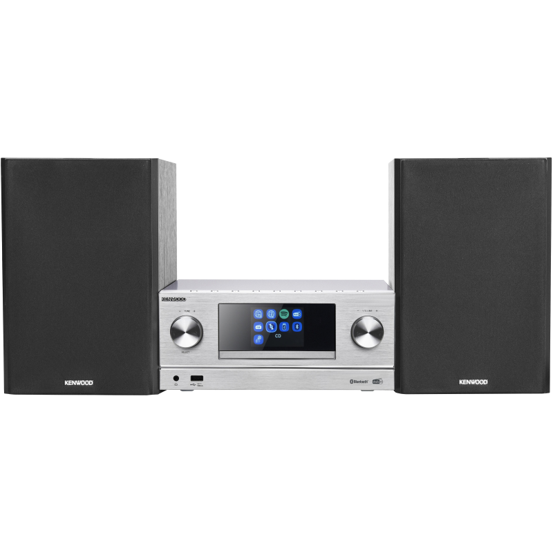 KENWOOD M-9000S-S Smart Micro Hi-Fi System (Silber)