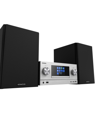 KENWOOD M-9000S-S Smart Micro Hi-Fi System (Silber)