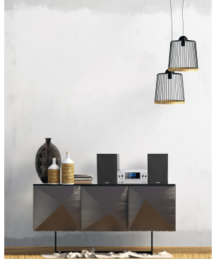 KENWOOD M-9000S-S Smart Micro Hi-Fi System (Silber)