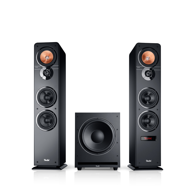 TEUFEL Ultima 40 Aktiv Club Edition 2.1 Komplettanlage, Schwarz