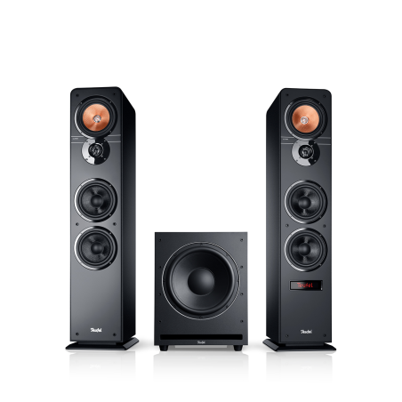 TEUFEL Ultima 40 Aktiv Club Edition 2.1 Komplettanlage, Schwarz