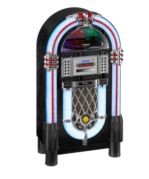 KARCHER JB 6608D Jukebox, DAB+, UKW (FM), DAB+, Bluetooth, Schwarz
