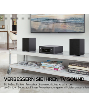 DENON CEOL N 10 SCHWARZ Kompaktanlage (Schwarz)