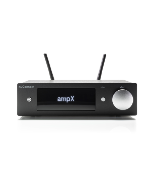 NUBERT nuConnect ampX Verstärker (2Kanäle, 110 Wattpro Kanal, Schwarz)