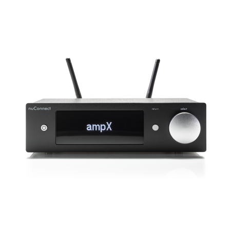 NUBERT nuConnect ampX Verstärker (2Kanäle, 110 Wattpro Kanal, Schwarz)