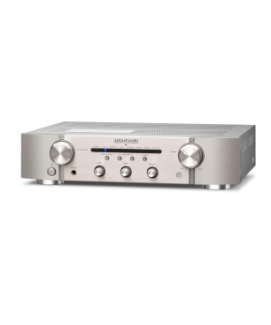 MARANTZ PM6007 Vollverstärker (2Kanäle, 60 Wattpro Kanal, Silber-Gold)