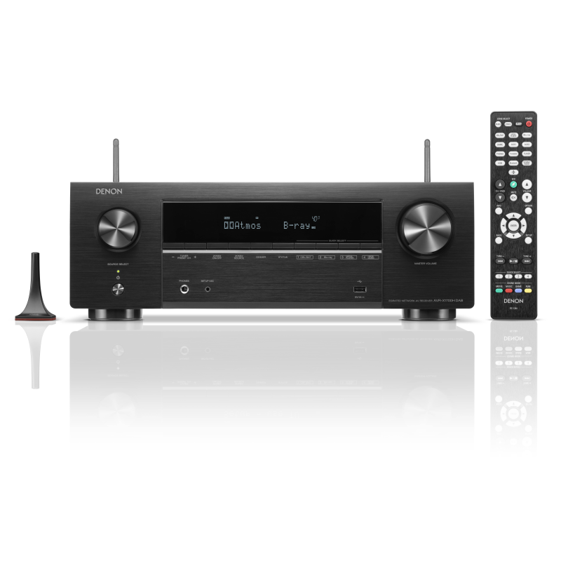 DENON AVR-X1700H DAB AV Receiver (7.2 Kanäle, Schwarz)