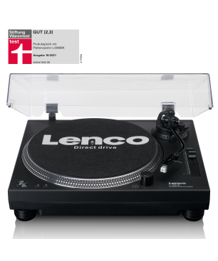 LENCO L-3818BK Plattenspieler Schwarz