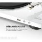 DENON DP 450 USB WEISS Plattenspieler Weiß