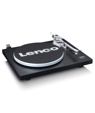 LENCO LS-500BK - 2 externe Lautsprechern - Bluetooth Plattenspieler Schwarz