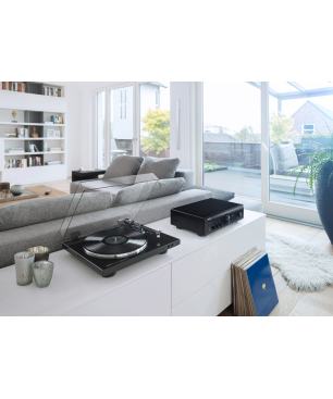 DENON DP-300F Vollautomatischer Plattenspieler Schwarz