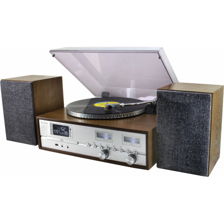 SOUNDMASTER PL880 RETRO Musikcenter Holzfurnier Eiche