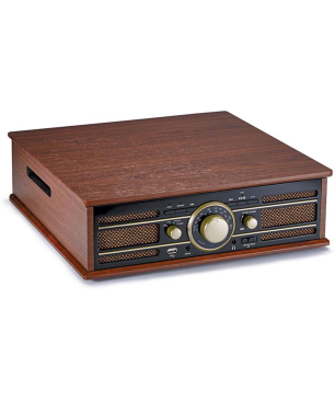 BIGBEN TD103 Plattenspieler Braun