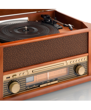 LENCO TCD-2500 Plattenspieler Holz