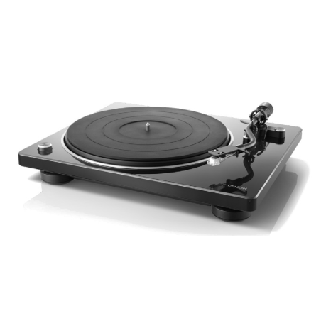DENON DP 400 SCHWARZ Plattenspieler Schwarz