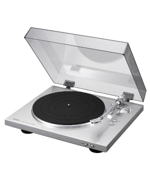 DENON DP-300F Vollautomatischer Plattenspieler Silber