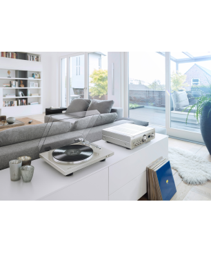 DENON DP-300F Vollautomatischer Plattenspieler Silber