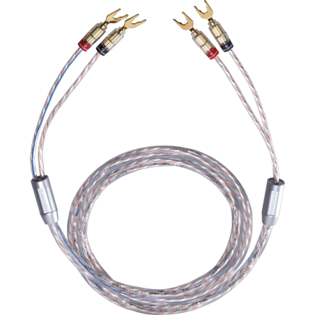 OEHLBACH Twin Mix Two L, Hochwertiges Set 2 x 6,0 mm², 1 Paar, Lautsprecherkabel, 400 cm