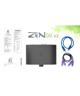 IFI AUDIO ZEN DAC V2 Digital/Analog-Wandler (2 Kanäle, anthrazit)
