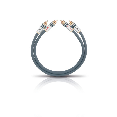 OEHLBACH 2094 NF 14 MASTER SET SYM 2X3,0M PLATINGRAU, Audio Kabel, 300 cm