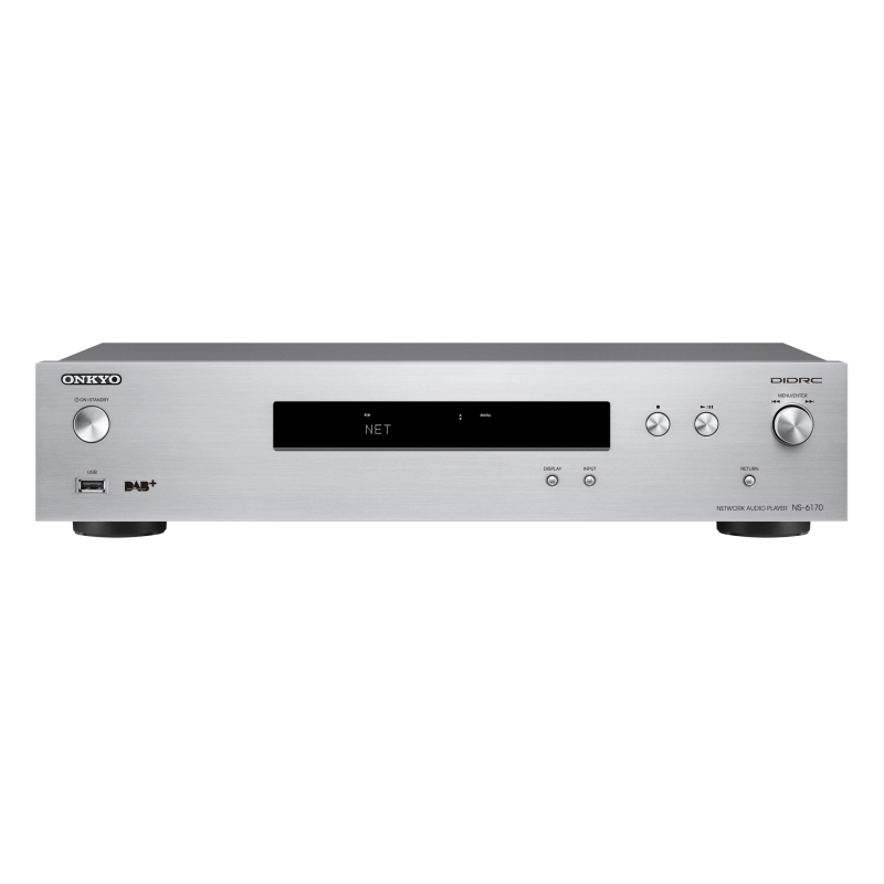 ONKYO NS 6170 S SILBER Netzwerk-Audioplayer, Silber