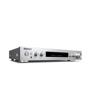 PIONEER SX-S 30 D-S Netzwerk Stereo Receiver (2 Kanäle, 85 Watt pro Kanal, Silber)