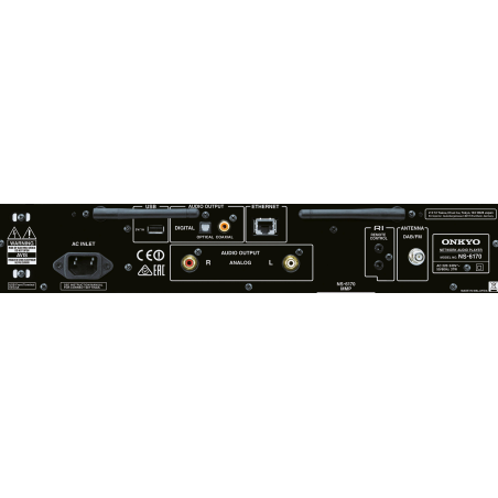 ONKYO NS 6170 B SCHWARZ Netzwerk-Audioplayer, Schwarz