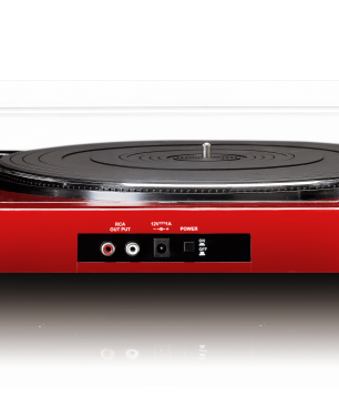 LENCO L-85 Plattenspieler Rot