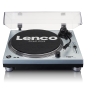 LENCO L-3809ME Plattenspieler Metallic Blau