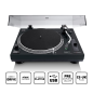 LENCO L-3828BK Plattenspieler Schwarz