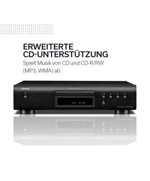 DENON DCD 1600 NE SCHWARZ HiFi-CD-Player, Schwarz