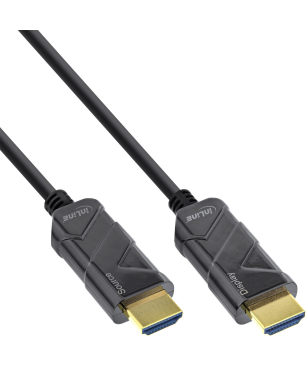 INLINE HDMI AOC Kabel HDMI - High Speed mit Ethernet Premium HDMI 50 m