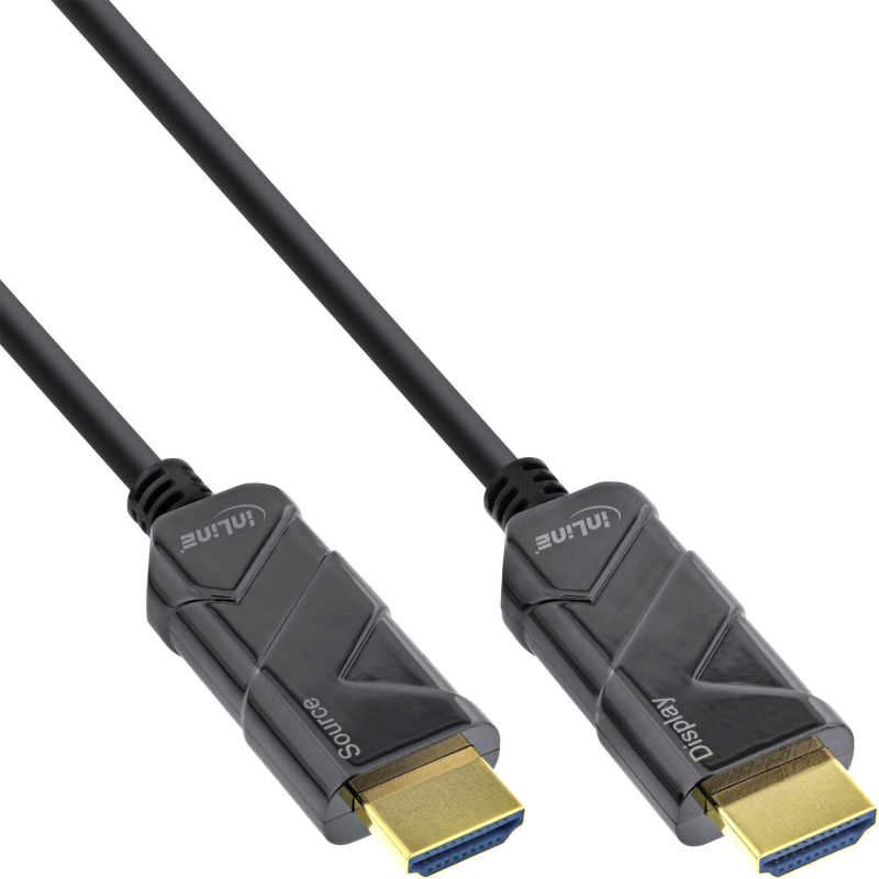 INLINE HDMI AOC Kabel HDMI - High Speed mit Ethernet Premium HDMI 40 m