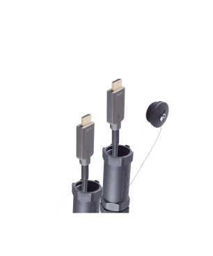 SHIVERPEAKS Optisches HDMI Trittfest (Armored) Kabel, 4K, 100m AOC Kabel