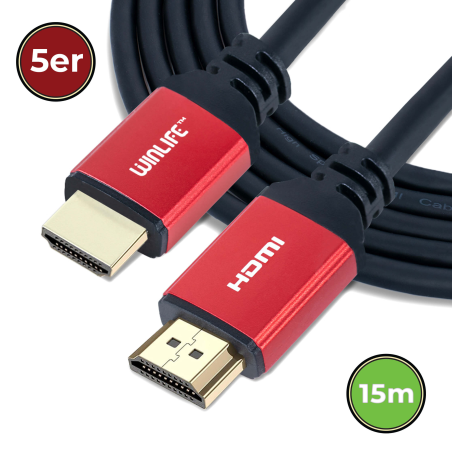 WINLIFE W57 4K HDMI Kabel 15m