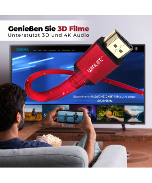 WINLIFE W57 4K HDMI Kabel 15m