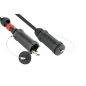 PYTHON AOC Hybrid High-Speed HDMI® 2.0b PANZERKABEL Kabel, Gewicht: 0.675 kg