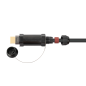PYTHON AOC Hybrid High-Speed HDMI® 2.0b PANZERKABEL Kabel, Gewicht: 0.675 kg