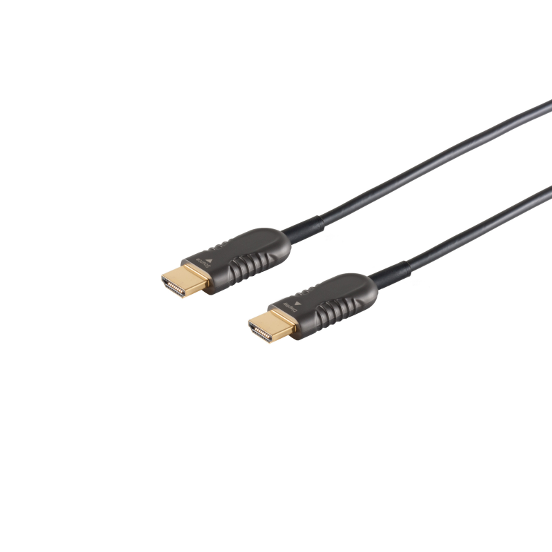 S/CONN MAXIMUM CONNECTIVITY Optisches HDMI Kabel, 4K, 50m HDMI Kabel