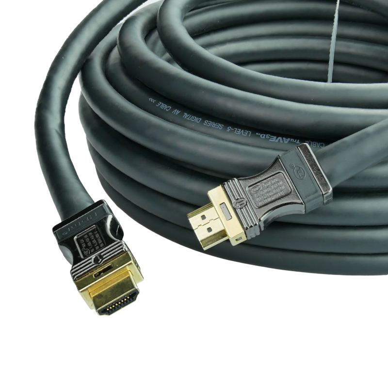 AIXONTEC 10,0m HDMI 4K 2K Long Distance SLAC Ethernet UltraFlex HDMI Kabel