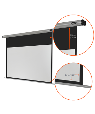CELEXON HomeCinema Motorleinwand, Bildbreite: 234 cm