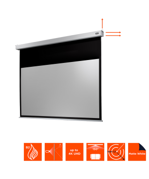 CELEXON Professional Plus Motorleinwand, Bildhöhe: 187 cm